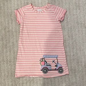 Mud Pie Pink Striped Kids Dress